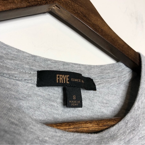 Frye‎ “The Frye Company” Grey T-Shirt Size Small - Picture 3 of 9